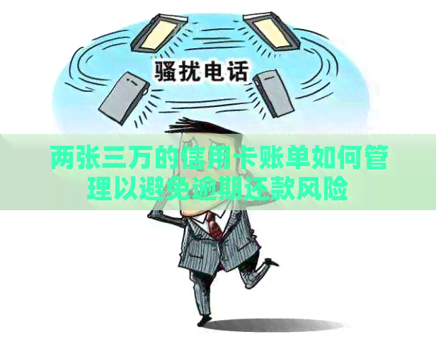两张三万的信用卡账单如何管理以避免逾期还款风险