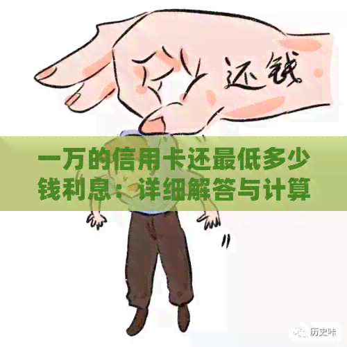 一万的信用卡还更低多少钱利息：详细解答与计算方法