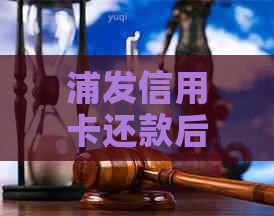 浦发信用卡还款后多久暂停使用及额度恢复