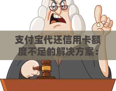 支付宝代还信用卡额度不足的解决方案：原因分析及应对策略