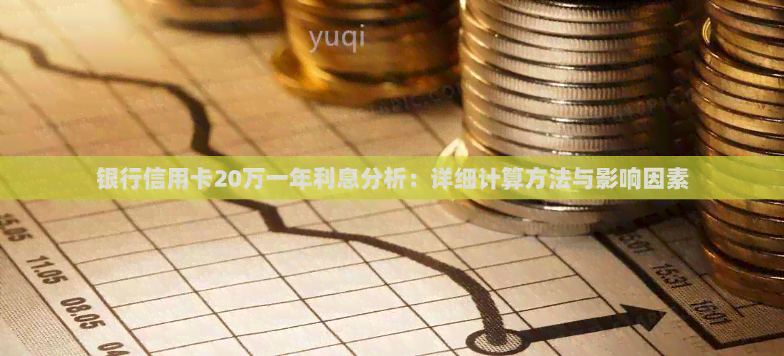 银行信用卡20万一年利息分析：详细计算方法与影响因素