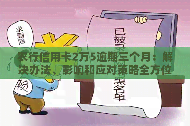 农行信用卡2万5逾期三个月：解决办法、影响和应对策略全方位解析