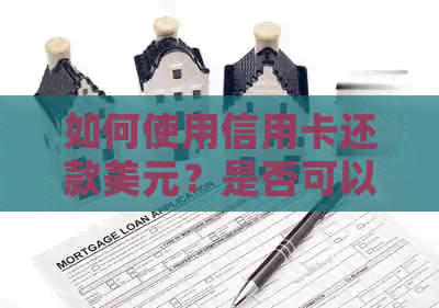 如何使用信用卡还款美元？是否可以使用现金进行操作？