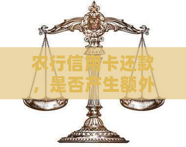 农行信用卡还款，是否产生额外费用？