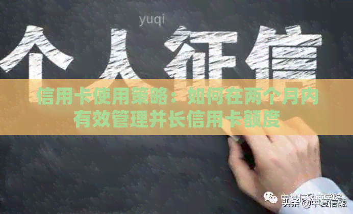 信用卡使用策略：如何在两个月内有效管理并长信用卡额度