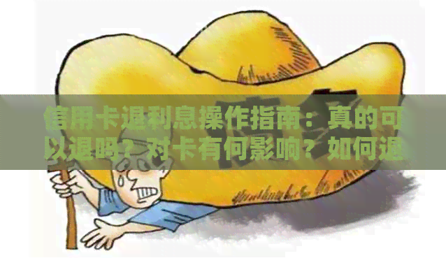信用卡退利息操作指南：真的可以退吗？对卡有何影响？如何退还？政策详解