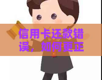 信用卡还款错误，如何更正并避免类似问题再次发生？