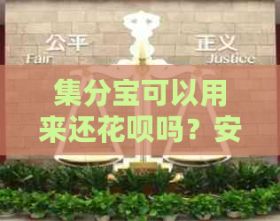 集分宝可以用来还信用卡吗？安全吗？真的可以吗？可以付款吗？