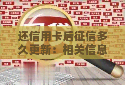 还信用卡后多久更新：相关信息、记录及显示时间全解析