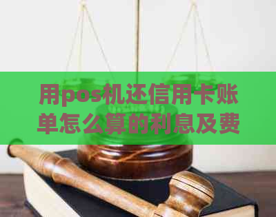 用pos机还信用卡账单怎么算的利息及费用：还款操作指南