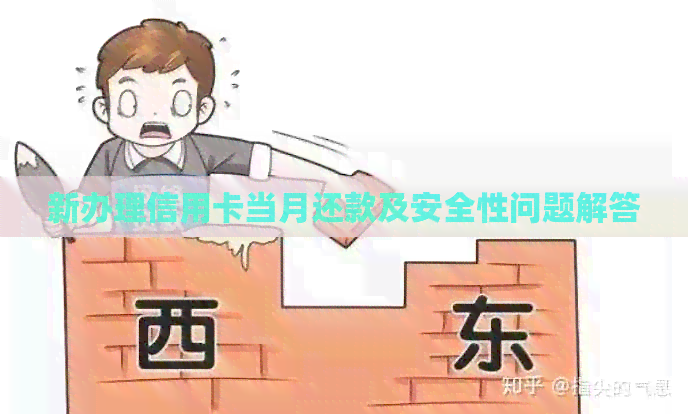 新办理信用卡当月还款及安全性问题解答