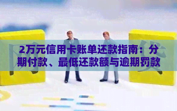 2万元信用卡账单还款指南：分期付款、更低还款额与逾期罚款全解析