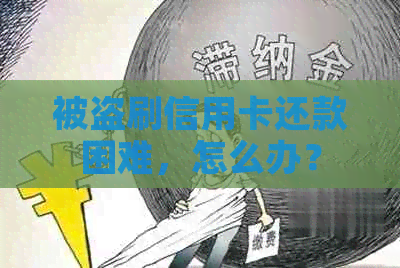 被盗刷信用卡还款困难，怎么办？