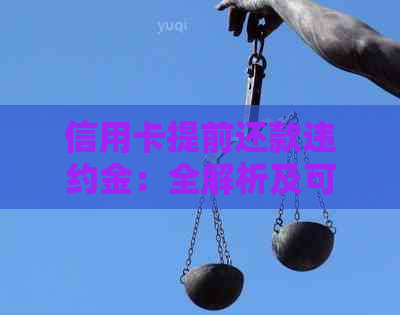 信用卡提前还款违约金：全解析及可能的影响