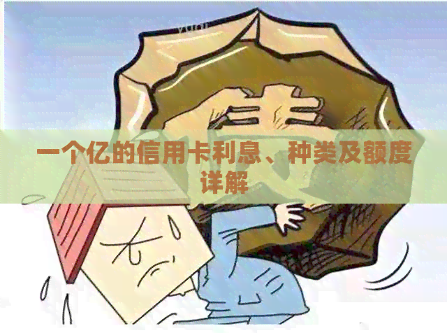 一个亿的信用卡利息、种类及额度详解