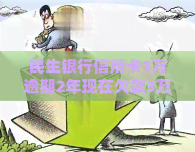 民生银行信用卡1万逾期2年现在欠款3万，如何协商还款？