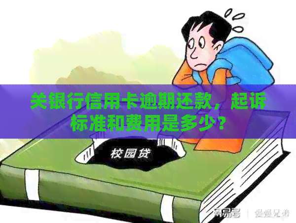 关银行信用卡逾期还款，起诉标准和费用是多少？