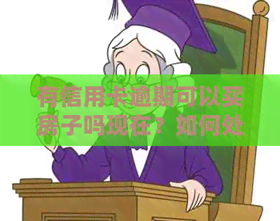 有信用卡逾期可以买房子吗现在？如何处理？