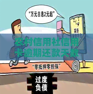 农村信用社信用卡逾期还款天数如何计算，是否存在免罚期？