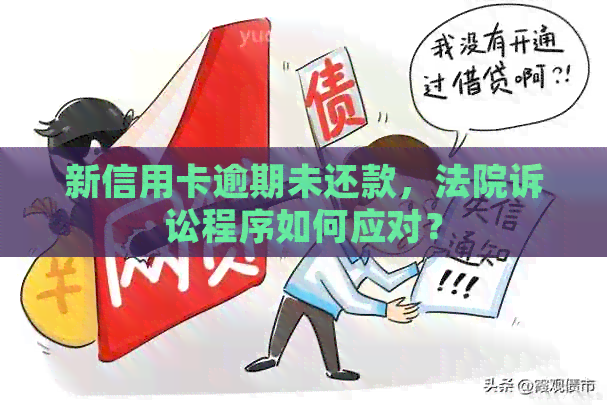 新信用卡逾期未还款，法院诉讼程序如何应对？