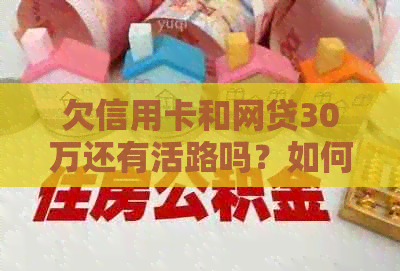 欠信用卡和网贷30万还有活路吗？如何还款？