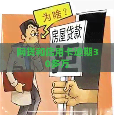 网贷和信用卡逾期30多万