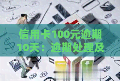 信用卡100元逾期10天：逾期处理及相关费用汇总。