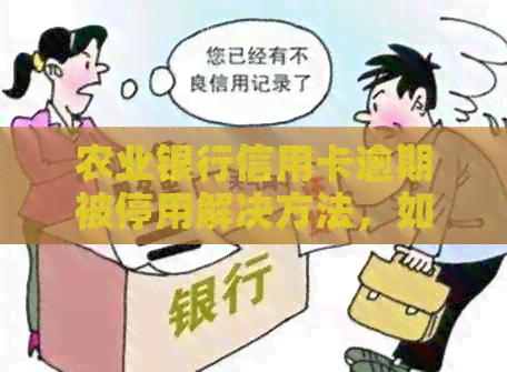 农业银行信用卡逾期被停用解决方法，如何恢复使用？