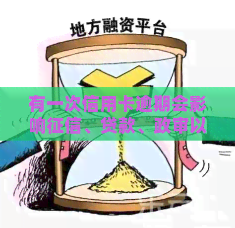有一次信用卡逾期会影响、贷款、政审以及公积金贷款，还能办理车贷吗？