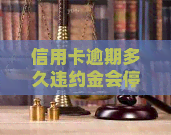 信用卡逾期多久违约金会停卡？2021年新规定揭秘，不再收取逾期费用！