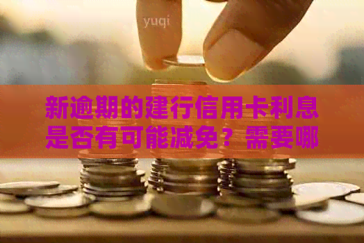 新逾期的建行信用卡利息是否有可能减免？需要哪些步骤和条件？