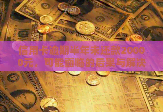 信用卡逾期半年未还款20000元，可能面临的后果与解决办法