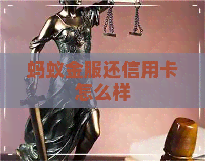 蚂蚁金服还信用卡怎么样 蚂蚁金服还信用卡怎么样