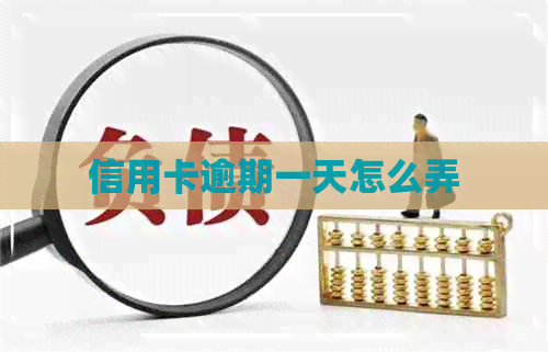 信用卡逾期一天怎么弄