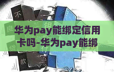 华为pay能绑定信用卡吗-华为pay能绑定信用卡吗安全吗