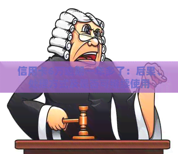 信用卡6万逾期一年多了：后果、处理方式及是否可继续使用