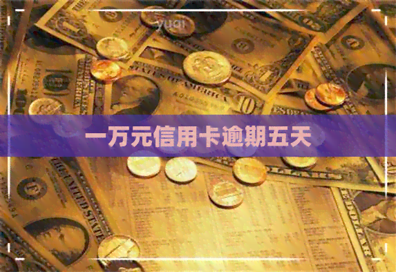 一万元信用卡逾期五天