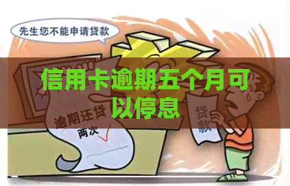 信用卡逾期五个月可以停息