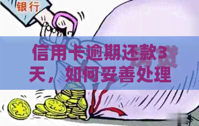 信用卡逾期还款3天，如何妥善处理以避免信用损失？