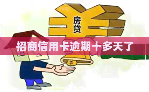 招商信用卡逾期十多天了