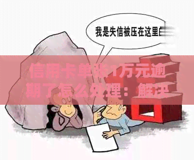 信用卡单张1万元逾期了怎么处理：解决方法与后果分析