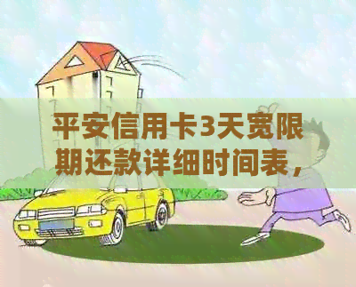 平安信用卡3天宽限期还款详细时间表，确保无逾期风险