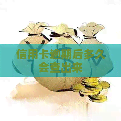 信用卡逾期后多久会查出来