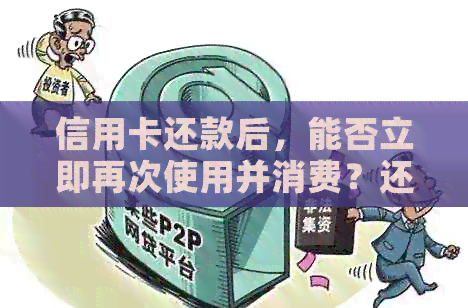 信用卡还款后，能否立即再次使用并消费？还有其他相关问题解答