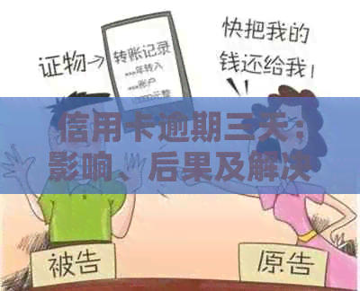 信用卡逾期三天：影响、后果及解决办法
