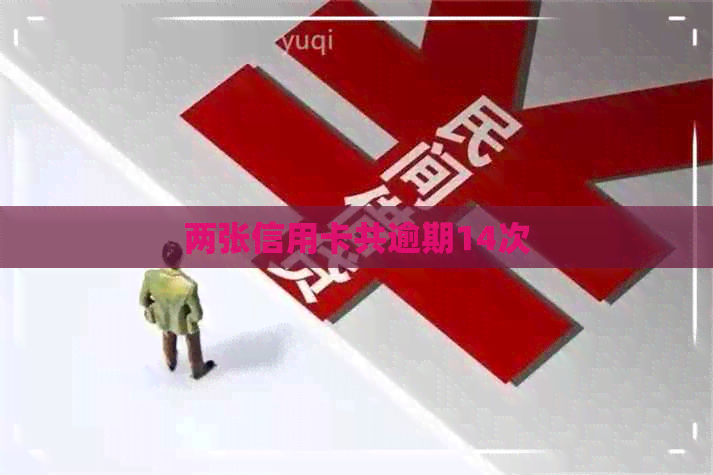 两张信用卡共逾期14次