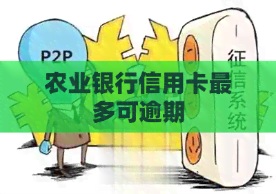 农业银行信用卡最多可逾期