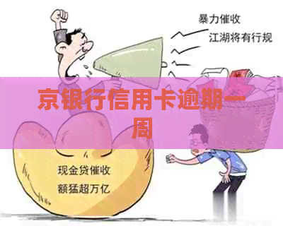 京银行信用卡逾期一周