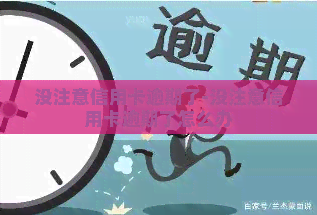 没注意信用卡逾期了-没注意信用卡逾期了怎么办