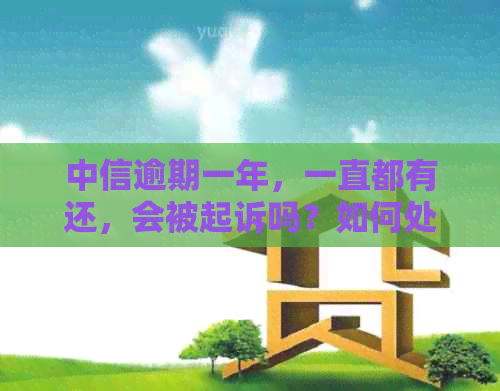 中信逾期一年，一直都有还，会被起诉吗？如何处理和分期还款？